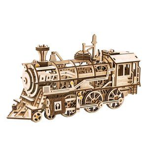 Locomotive LK701 Mechanical 3D Wooden Train Kit Model